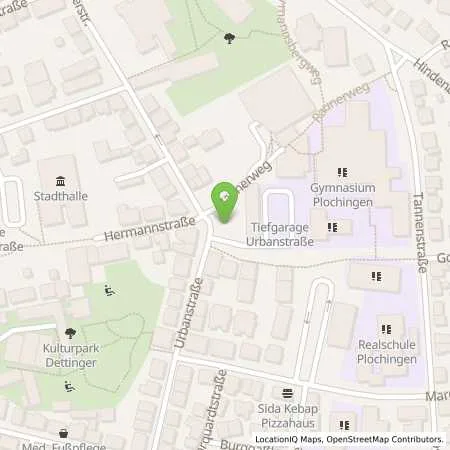 Standortübersicht der Tankstelle EnBW mobility+ AG und Co.KG in 73207 Plochingen