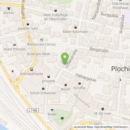 Standortübersicht der Tankstelle EnBW mobility+ AG und Co.KG in 73207 Plochingen