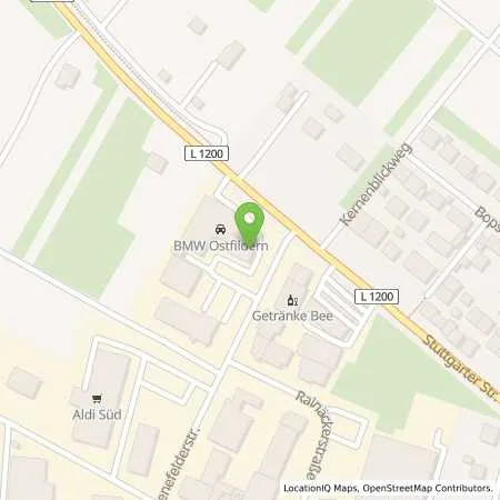 Standortübersicht der Tankstelle Autohaus Entenmann GmbH & Co. KG in 73230 Kirchheim/Teck