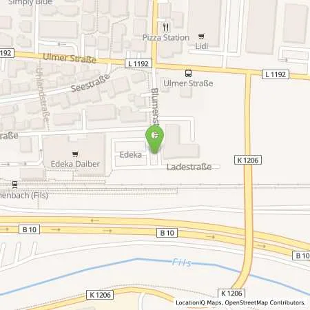 Standortübersicht der Tankstelle EnBW mobility+ AG und Co.KG in 73262 Reichenbach