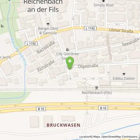 Standortübersicht der Tankstelle EnBW mobility+ AG und Co.KG in 73262 Reichenbach