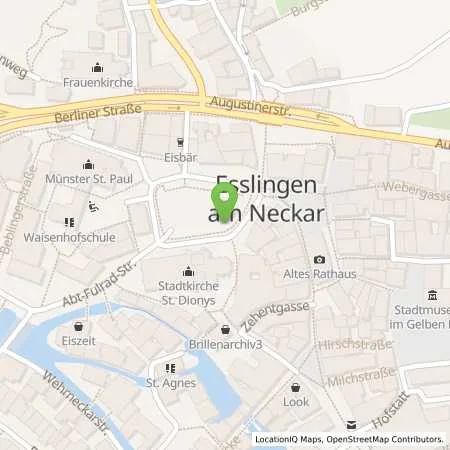Standortübersicht der Tankstelle EnBW mobility+ AG und Co.KG in 73728 Esslingen