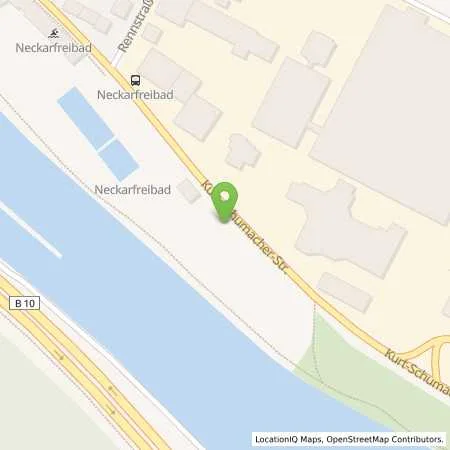 Standortübersicht der Tankstelle EnBW mobility+ AG und Co.KG in 73728 Esslingen