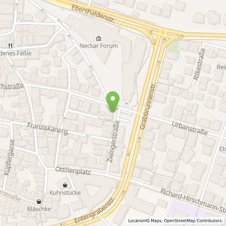 Standortübersicht der Tankstelle EnBW mobility+ AG und Co.KG in 73728 Esslingen
