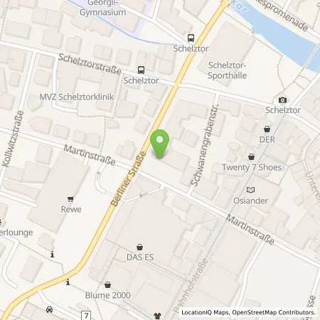 Standortübersicht der Tankstelle B+B Parkhaus GmbH & Co.KG in 73728 Esslingen