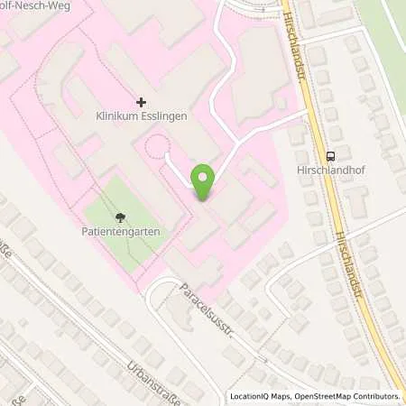 Standortübersicht der Tankstelle APCOA PARKING Deutschland GmbH in 73730 Esslingen