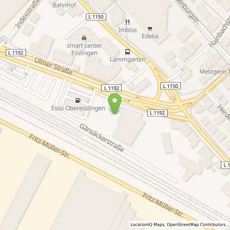 Standortübersicht der Tankstelle EF S Automobile GmbH in 73730 Esslingen am Neckar