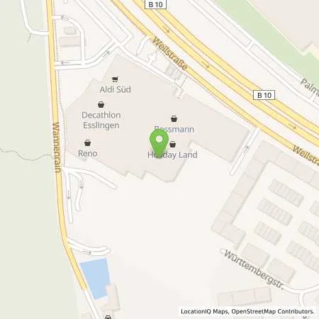 Standortübersicht der Tankstelle EnBW mobility+ AG und Co.KG in 73733 Esslingen am Neckar