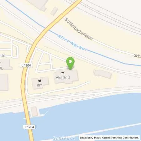 Standortübersicht der Tankstelle ALDI SÜD in 73776 Altbach