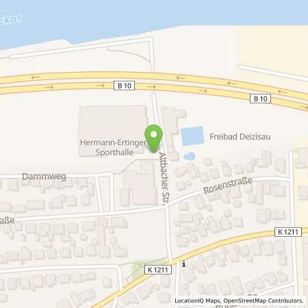 Standortübersicht der Tankstelle EnBW mobility+ AG und Co.KG in 73779 Deizisau