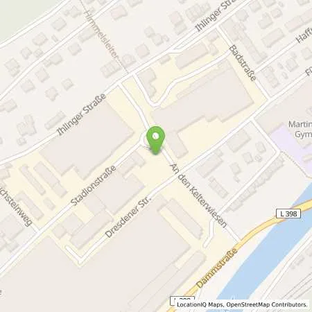 Standortübersicht der Tankstelle Erich Kronenbitter e.K. in 72160 Horb am Neckar