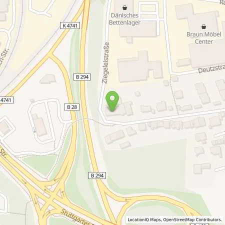 Standortübersicht der Tankstelle EnBW mobility+ AG und Co.KG in 72250 Freundenstadt