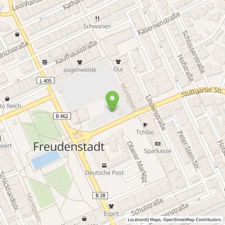 Standortübersicht der Tankstelle Stadtwerke Freudenstadt GmbH & Co. KG in 72250 Freudenstadt