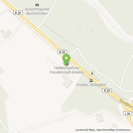 Standortübersicht der Tankstelle Stadtwerke Freudenstadt GmbH & Co. KG in 72250 Freudenstadt