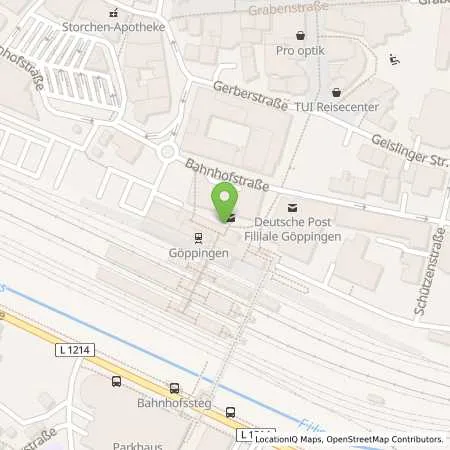 Standortübersicht der Tankstelle deer GmbH in 73033 Göppingen