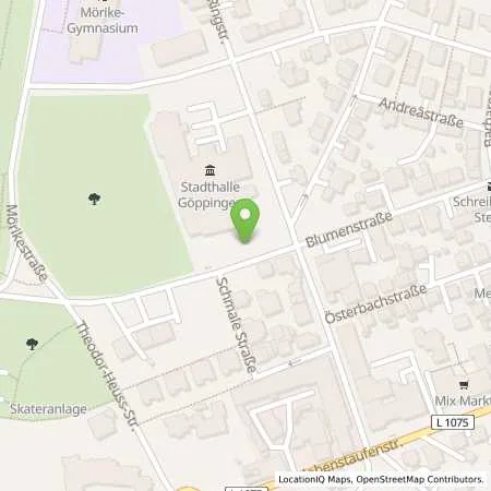 Standortübersicht der Tankstelle Energieversorgung Filstal GmbH & Co. KG in 73033 Göppingen