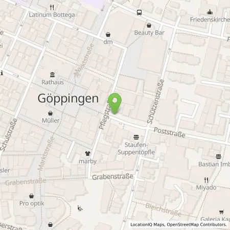 Standortübersicht der Tankstelle Energieversorgung Filstal GmbH & Co. KG in 73033 Göppingen