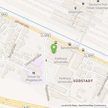 Standortübersicht der Tankstelle Energieversorgung Filstal GmbH & Co. KG in 73033 Göppingen