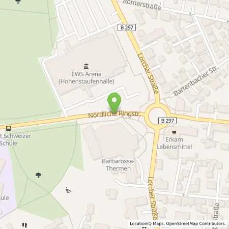 Standortübersicht der Tankstelle Energieversorgung Filstal GmbH & Co. KG in 73033 Göppingen