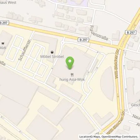 Standortübersicht der Tankstelle Kaufland Dienstleistung GmbH & Co. KG in 73033 Göppingen