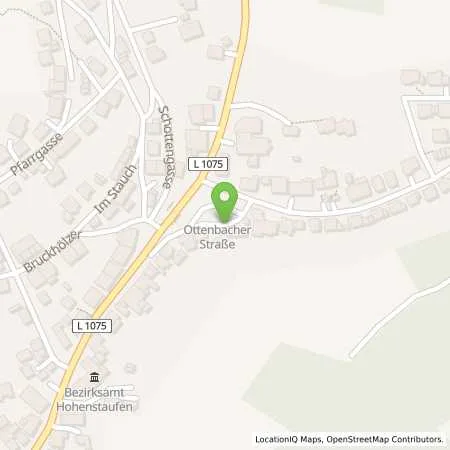 Standortübersicht der Tankstelle Energieversorgung Filstal GmbH & Co. KG in 73037 Göppingen