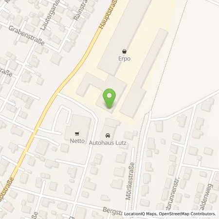 Standortübersicht der Tankstelle Anton Lutz GmbH in 73072 Donzdorf