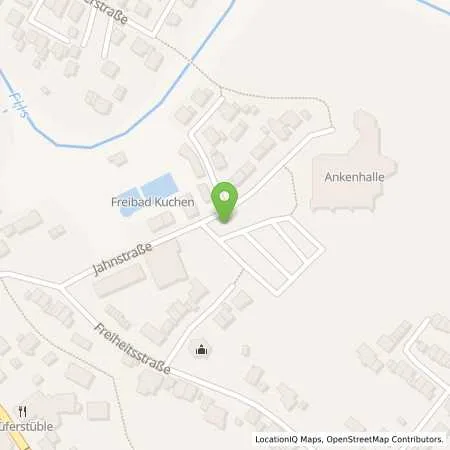 Standortübersicht der Tankstelle Albwerk GmbH & Co. KG in 73329 Kuchen