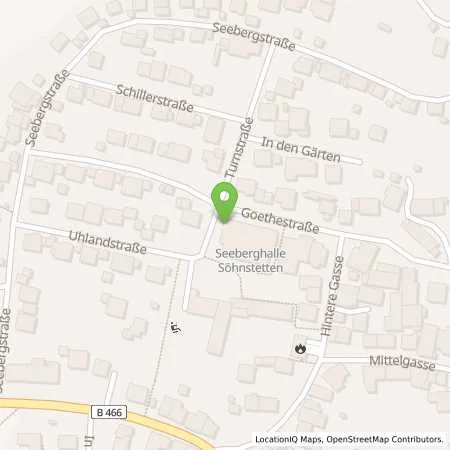 Standortübersicht der Tankstelle EnBW ODR AG in 89555 Steinheim (Söhnstetten)