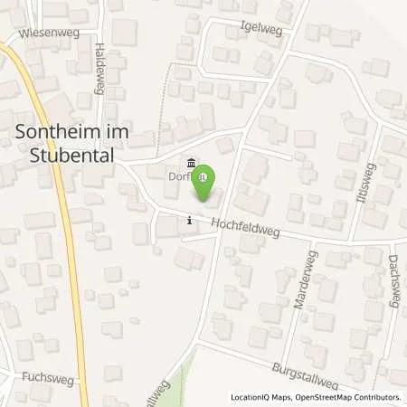 Standortübersicht der Tankstelle EnBW ODR AG in 89555 Steinheim (Sontheim i. Stubental)