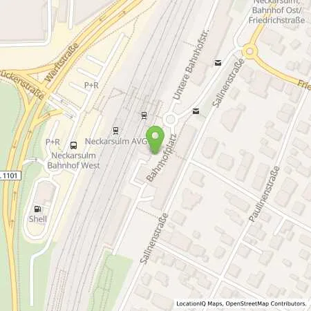 Standortübersicht der Tankstelle EnBW mobility+ AG und Co.KG in 74172 Neckarsulm