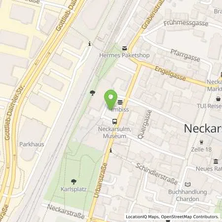 Standortübersicht der Tankstelle EnBW mobility+ AG und Co.KG in 74172 Neckarsulm