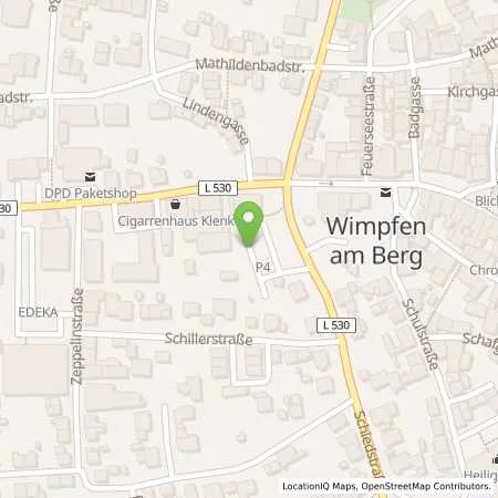 Standortübersicht der Tankstelle Stadt Bad Wimpfen in 74206 Bad Wimpfen