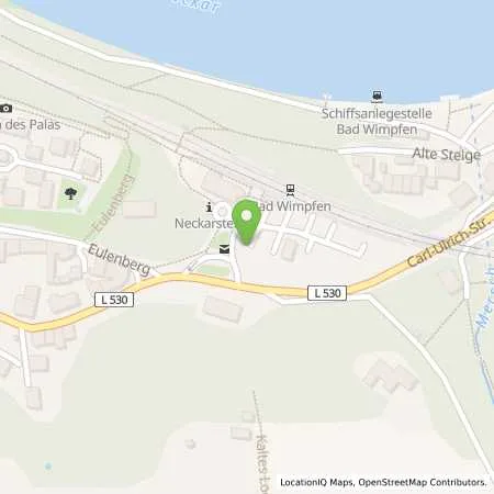 Standortübersicht der Tankstelle Süwag Energie AG in 74206 Bad Wimpfen