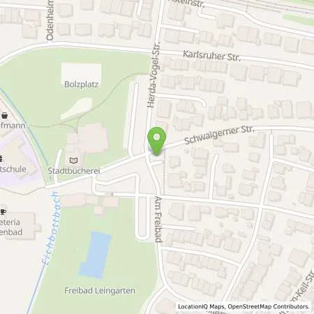 Standortübersicht der Tankstelle EnBW mobility+ AG und Co.KG in 74211 Leingarten