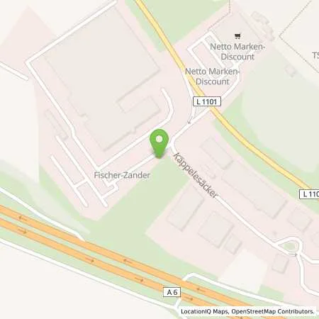 Standortübersicht der Tankstelle Fischer - J.W. Zander GmbH & Co. KG in 74235 Erlenbach