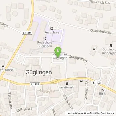 Standortübersicht der Tankstelle EnBW mobility+ AG und Co.KG in 74363 Güglingen