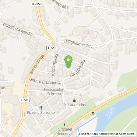 Standortübersicht der Tankstelle Stadt Neudenau in 74861 Neudenau