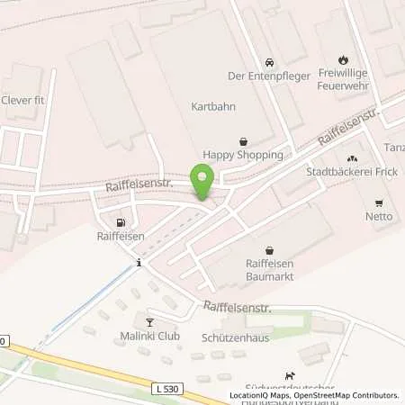 Standortübersicht der Tankstelle Kraichgau Raiffeisen Zentrum eG in 74906 Bad Rappenau