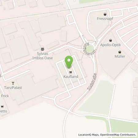 Standortübersicht der Tankstelle Kaufland Dienstleistung GmbH & Co. KG in 74906 Bad Rappenau