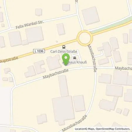 Standortübersicht der Tankstelle Autohaus Knauß in 74626 Bretzfeld