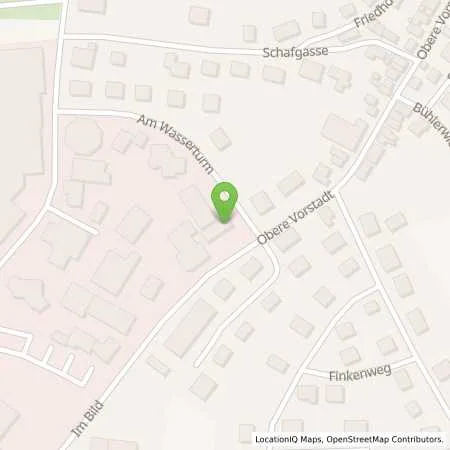 Standortübersicht der Tankstelle Auto - Binder e. K. in 74635 Kupferzell