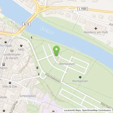 Standortübersicht der Tankstelle EnBW mobility+ AG und Co.KG in 74653 Künzelsau