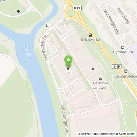 Standortübersicht der Tankstelle Lidl Dienstleistung GmbH & Co. KG in 74653 Künzelsau