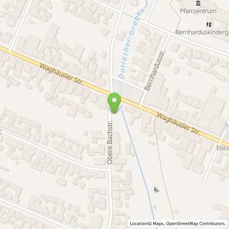 Standortübersicht der Tankstelle EnBW mobility+ AG und Co.KG in 68753 Waghäusel