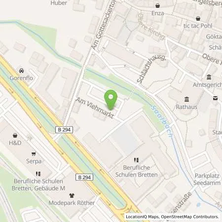 Standortübersicht der Tankstelle EnBW mobility+ AG und Co.KG in 75015 Bretten