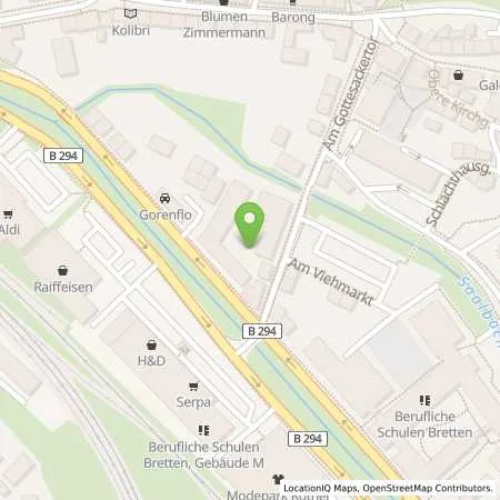 Standortübersicht der Tankstelle Teas Energie Solutions GmbH in 75015 Bretten