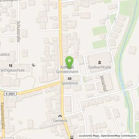 Standortübersicht der Tankstelle Energie- und Wasserversorgung Bruchsal GmbH in 75053 Gondelsheim