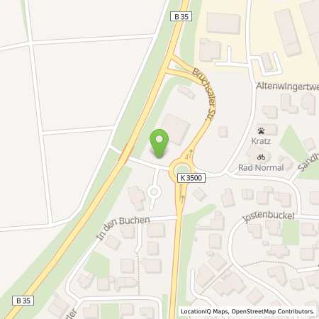 Standortübersicht der Strom (Elektro) Tankstelle: Energie- und Wasserversorgung Bruchsal GmbH in 75053, Gondelsheim