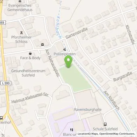 Standortübersicht der Tankstelle Energie- und Wasserversorgung Bruchsal GmbH in 75056 Sulzfeld