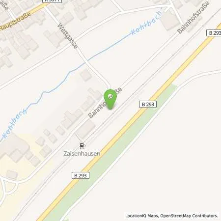 Standortübersicht der Tankstelle Energie- und Wasserversorgung Bruchsal GmbH in 75059 Zaisenhausen